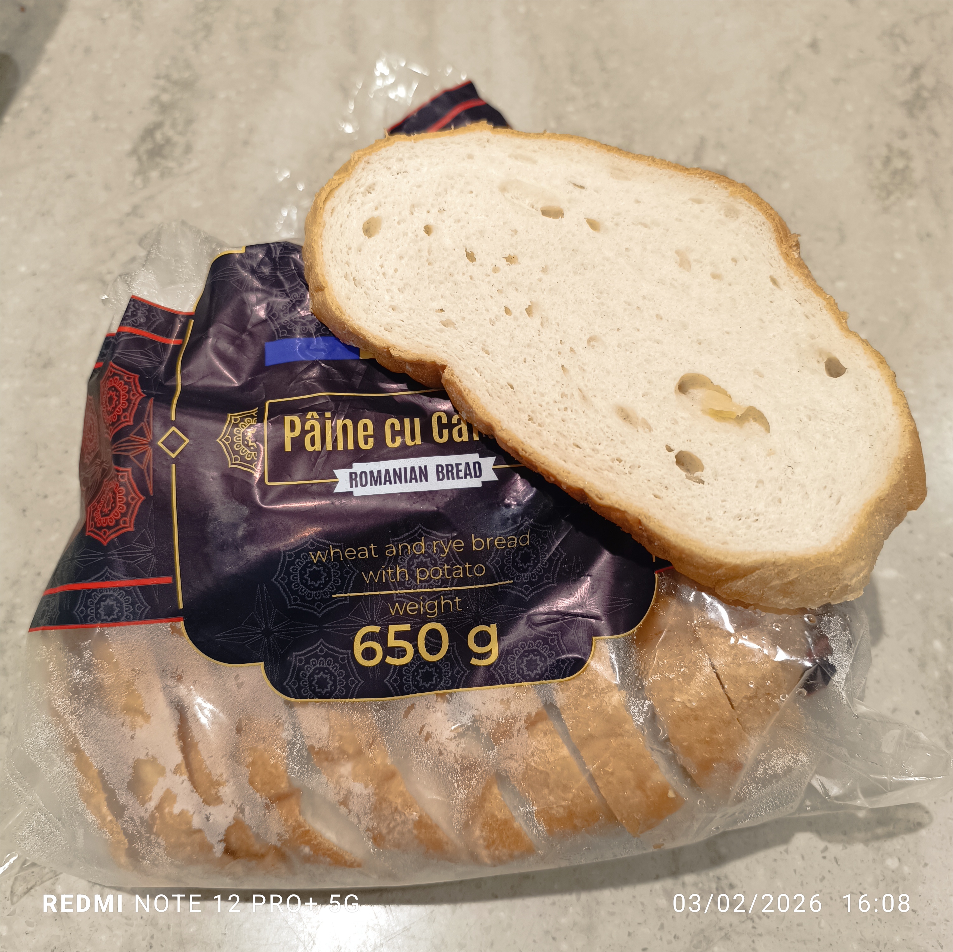 slice of bread(Romanian)