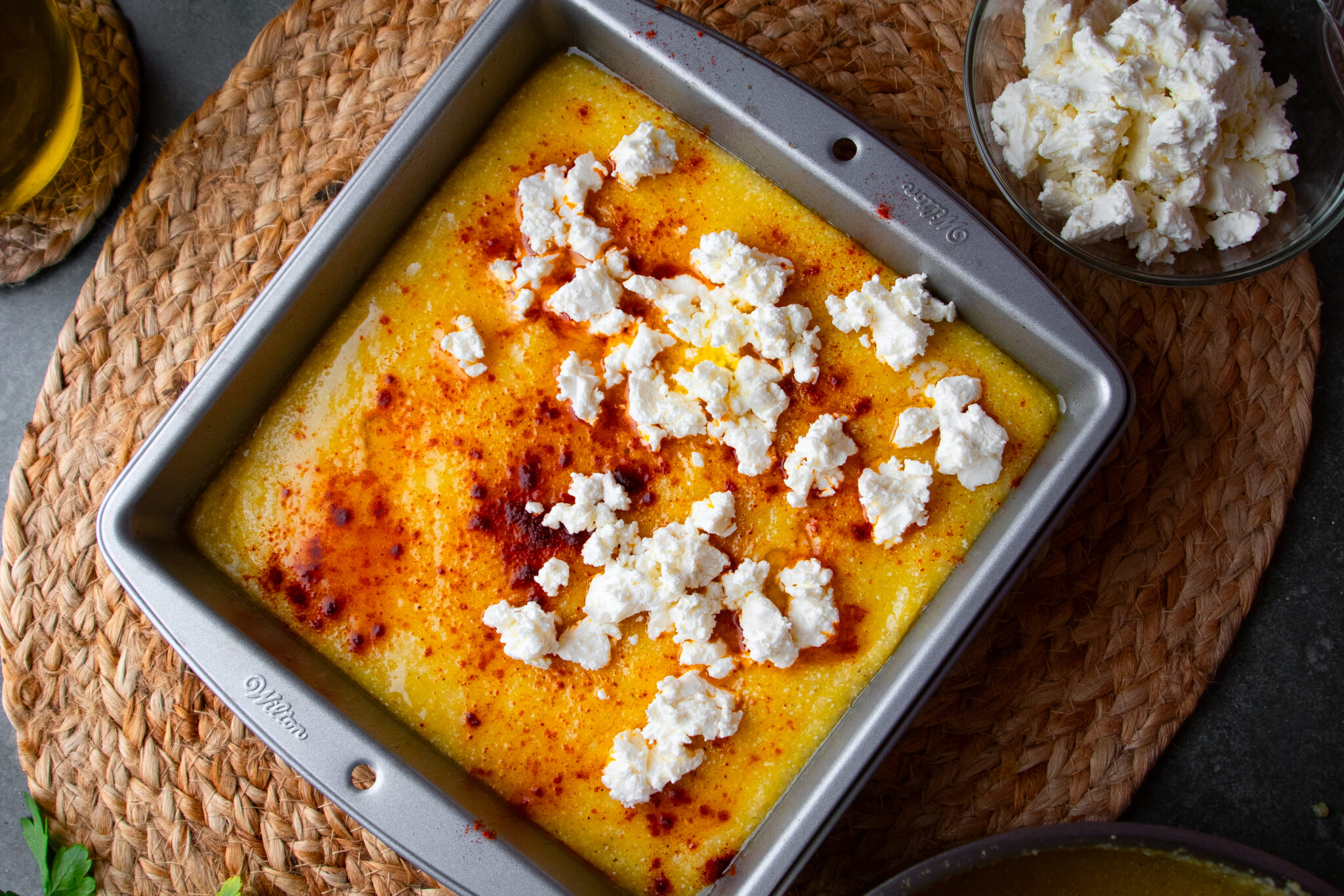 Polenta/Kachamak with Bulgarian cheese and butter