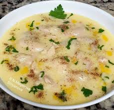 Chicken fricassee (chicken meat with white sauce)